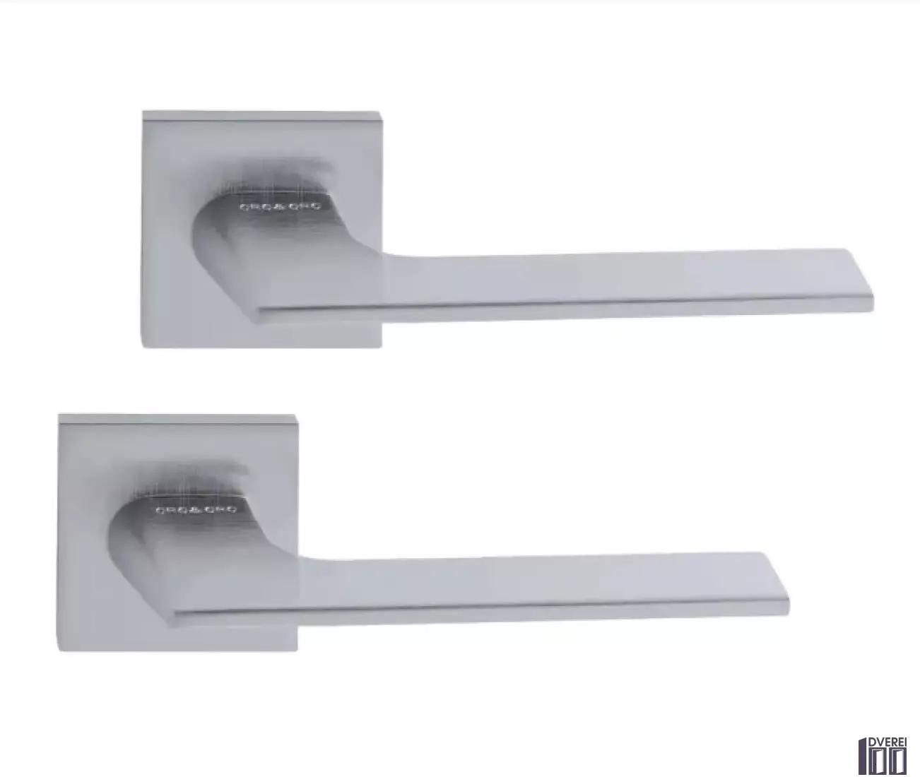 Ручка на розетці OROandORO UNICA 065-15E SCH - Матовий хром 51*51 mm_2