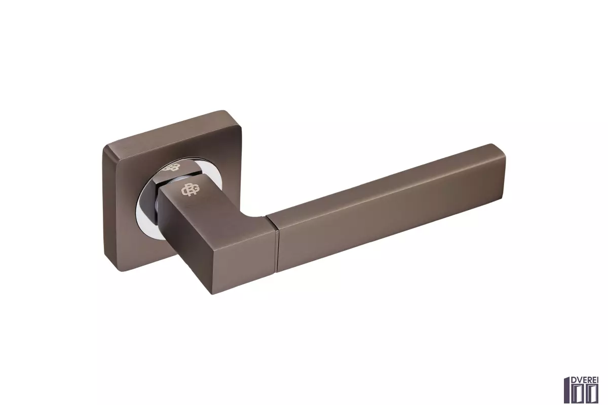 Ручка на розетці Gavroche STANNUM Sn  A1 колір MBN/CP (графіт/хром)