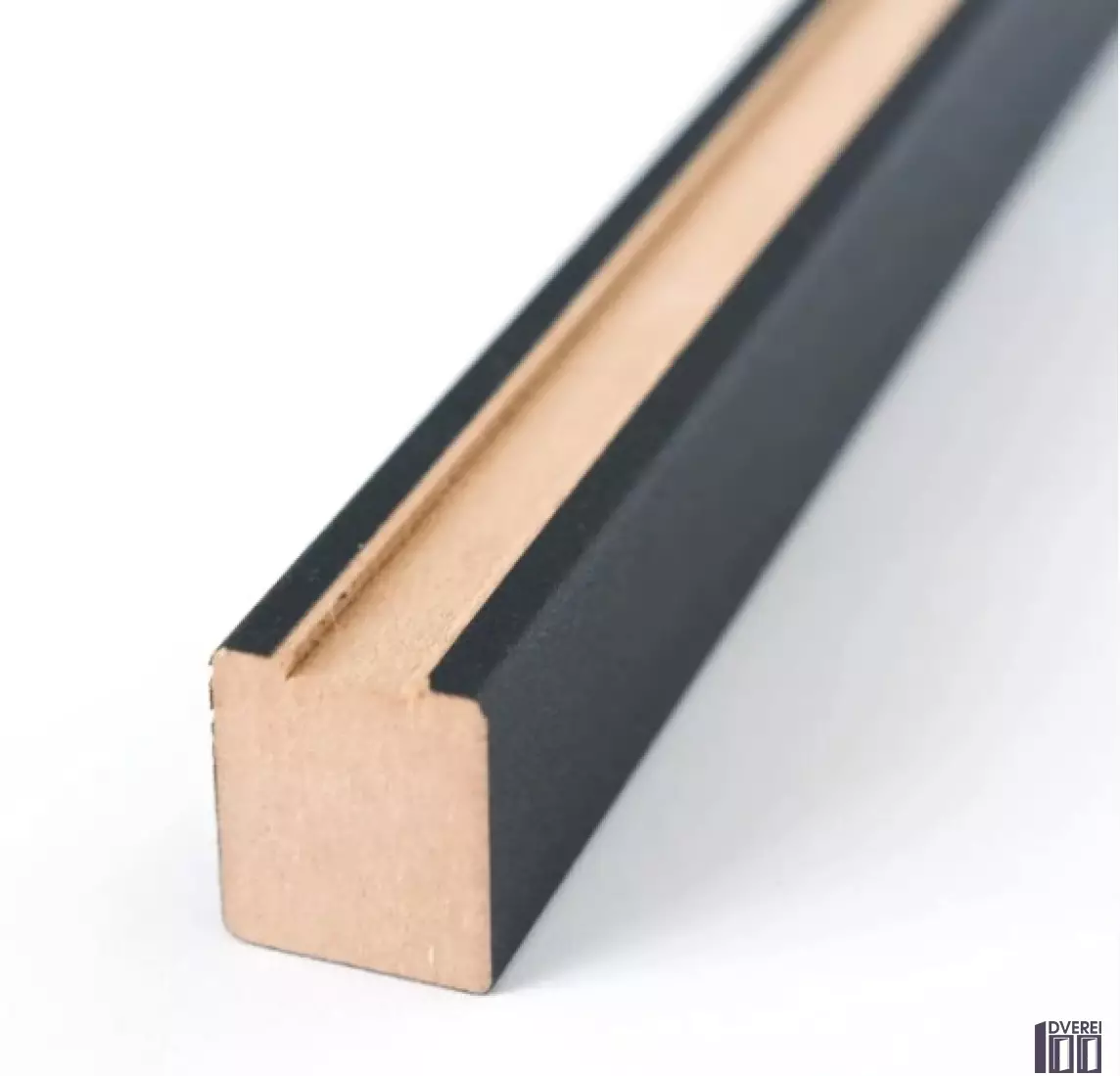 Рейки декоративні МДФ 2529 Антрацит 25х30х2800 (1 шт.)_2
