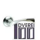 Ручка на розетці KEDR R10.023-AL-SN/CP  колір (сатін/хром)