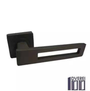 Ручка на розетці KEDR R08.084-AL-  колiр Graffit   (графіт)