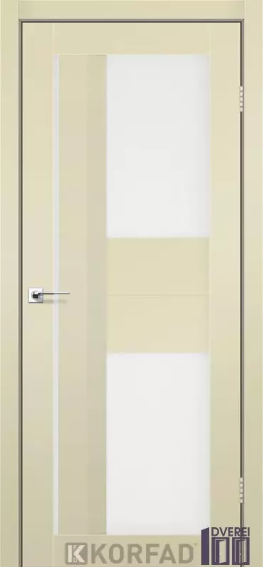 Двері міжкімнатні Korfad ALIANO AL-05 Super PET Магнолія сатин білий