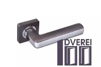 Ручка на розетці Gavroche CROMIUM Cr  А1 колір MBN/CP (графіт/хром)