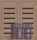 Двері міжкімнатні двостулкові STEEL DOORS FLORIDA Вільха классича  BLK