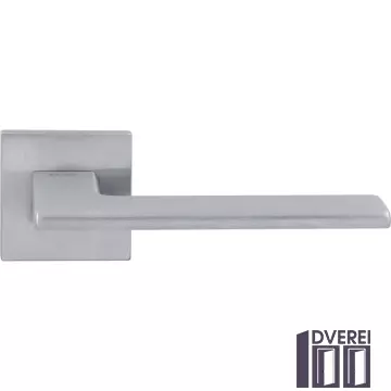 Ручка на розеті RDA Rock хром матовий браш (розетта 6 мм)