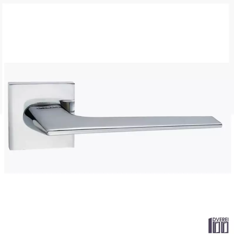 Ручка на розетці OROandORO UNICA 065-15E CP - Хром 51*51 mm