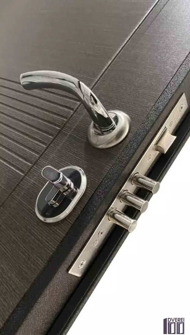 Двері вхідні метал/мдф БЦ- 132 Чорний муар /Венге сірий горизонт_3