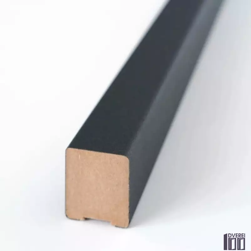 Рейки декоративні МДФ 2529 Антрацит 25х30х2800 (1 шт.)