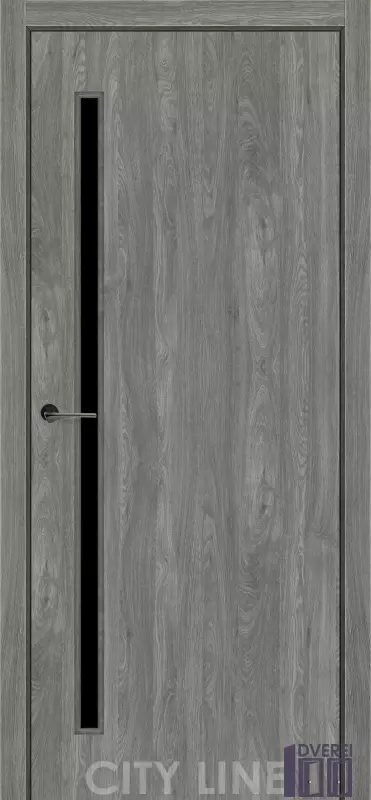 Міжкімнатні двері СІТІ ЛАЙН Експрес Твістер Артвуд Грей глухе
