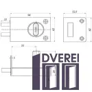 Замок накладний PARTNER ЗН-2  (аналог Kedr ЗН-2_2