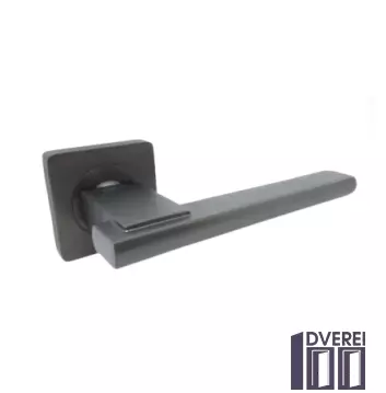 Ручка на розетці KEDR R08.142-AL-Graffit квадрат (графіт)