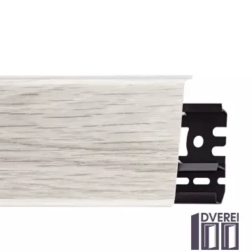 Плінтус підлоговий ARBITON INDO 2,5м 70 мм c кабельних каналів (ясен північний)