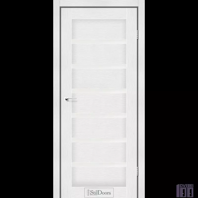 Двері міжкімнатні Stil Doors FLORIDA Біле дерево  Сатін білий