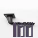 Ручка RDA Lotus мат чорний R ф/з (роз 6мм) 1/2 68042_4