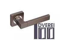 Ручка на розетці Gavroche STANNUM Sn  A1 колір MBN/CP (графіт/хром)