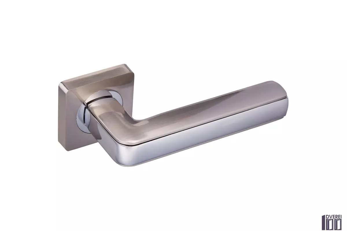 Ручка на розетці Gavroche CROMIUM Cr  А1 колір SN/CP (хром/сатин)