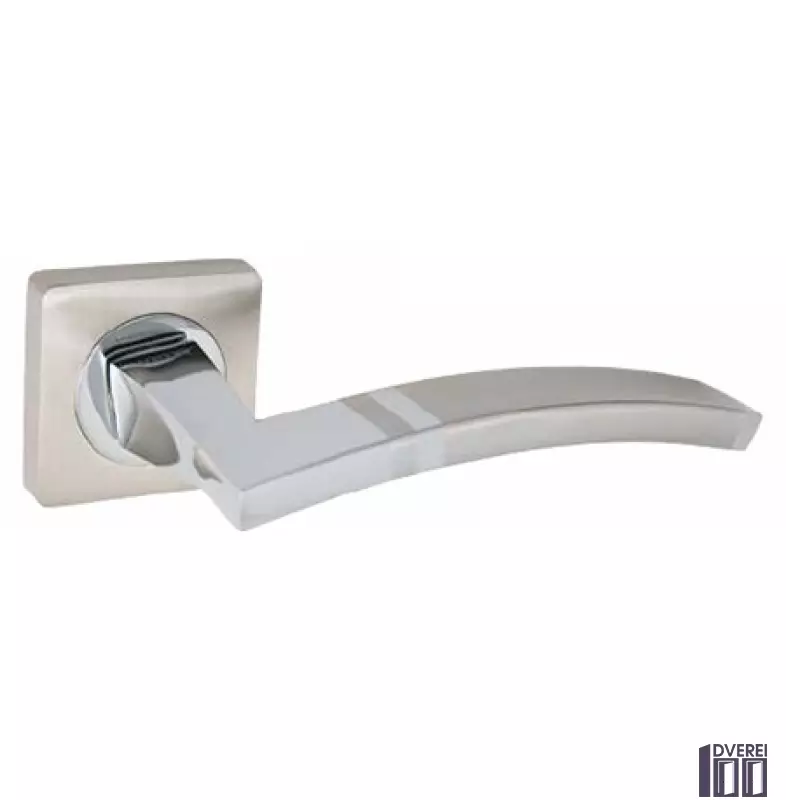 Ручка на розетці KEDR R08.149 -  колір SN/CP ( нікель/хром)