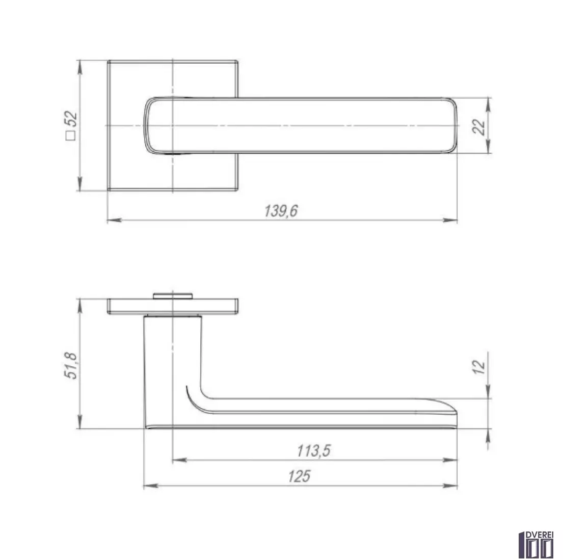 Ручка на розетці PUNTO Мод. VIVA SSG-39 матове золото_2