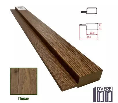 Фінішна планка МДФ 1238 Пекан 37,8*11,6*2800 (1 шт.)