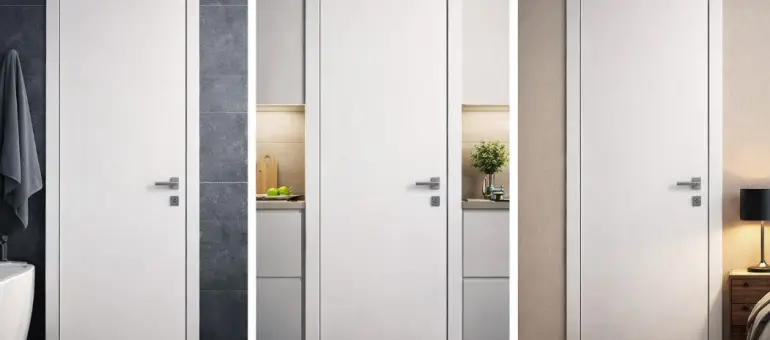 Міжкімнатні двері: розміри, стандарти та як правильно зняти заміри