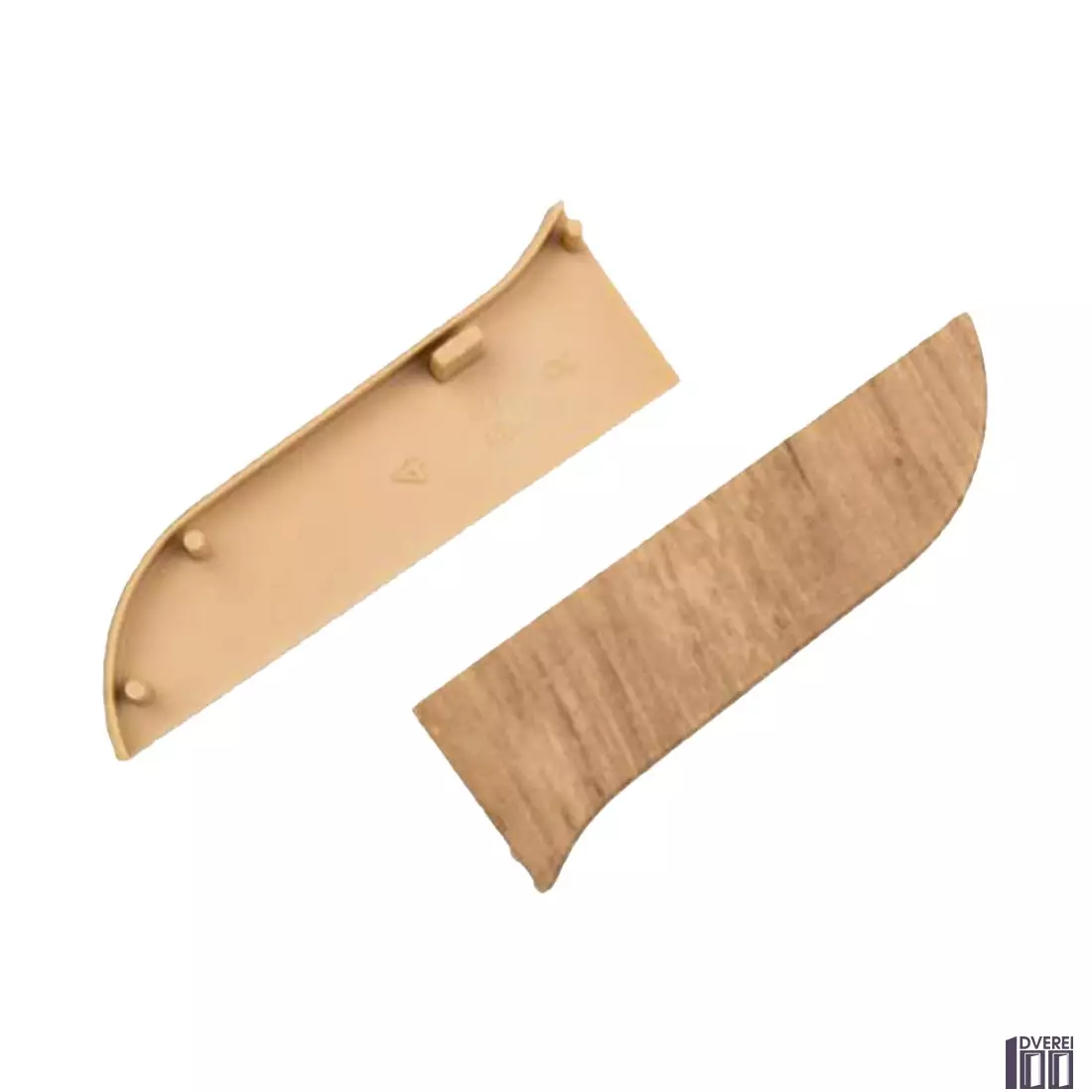 Заглушка для плінтуса з кабельканалом ліва (дуб замкової)_2