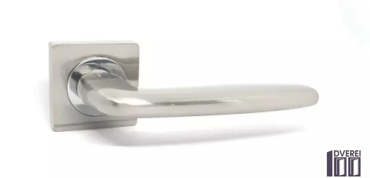 Ручка на розетці KEDR R08.766 -  колір SN/CP ( нікель/хром)