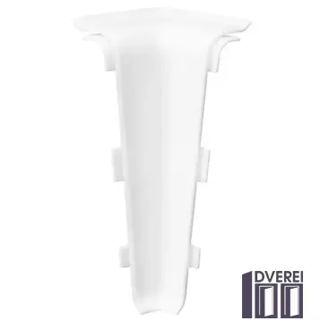 Куточок внутрішній для плінтуса ARBITON INDO (білий глянець)