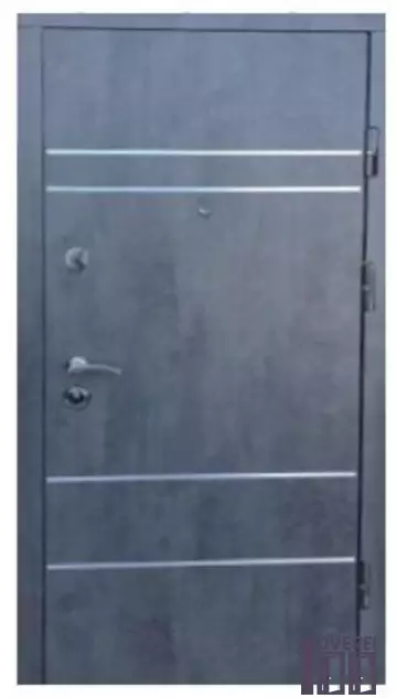 Двері Вхідні Квартира Форт Престиж Даллас (бетон темний/ваніль горизонт)