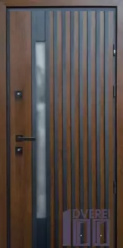 Двері вхідні Straj Proof  Mot Rio-S Loft дуб темний/vin дуб темний