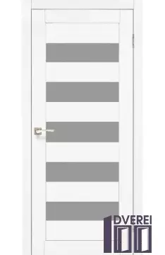 Двері міжкімнатні Korfad PORTO PR-08 Ясень білий сатин білий