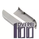 Заглушка для плінтуса з кабельканалом права (срібло)_2