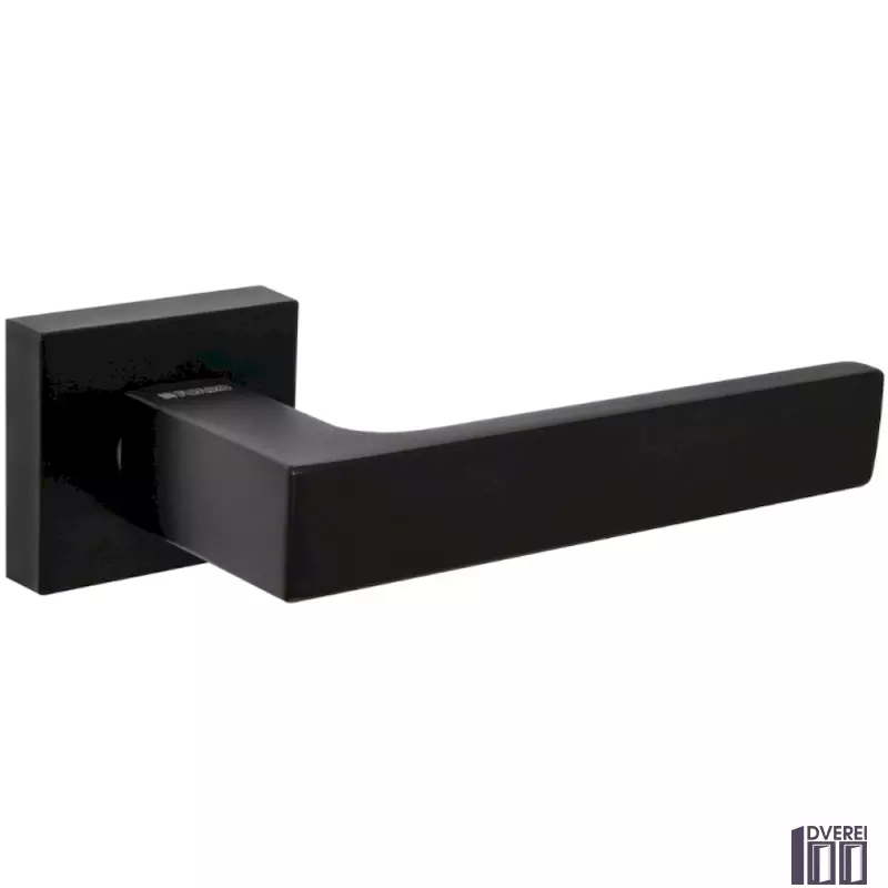 Ручка на розетці FUARO Мод. STRAIGHT BL-24 чорний