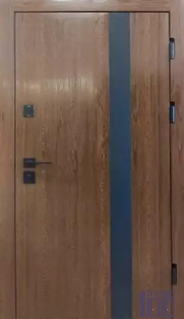 Двері вхідні Форт Нокс КРАФТ-Термо (Метал/Метал) Вулиця Метал Дуб золотий / Метал Біле дерево