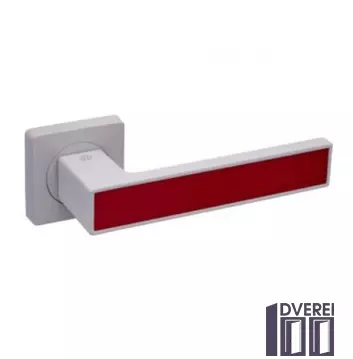 Ручка на розетці Gavroche MAGNIUM Mg  А1 колір white/red ( бiлий/червоний)