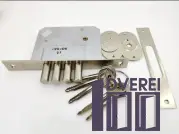 Замок врізний KALE 189 4MF 3 кл 4 ригеля, нікель