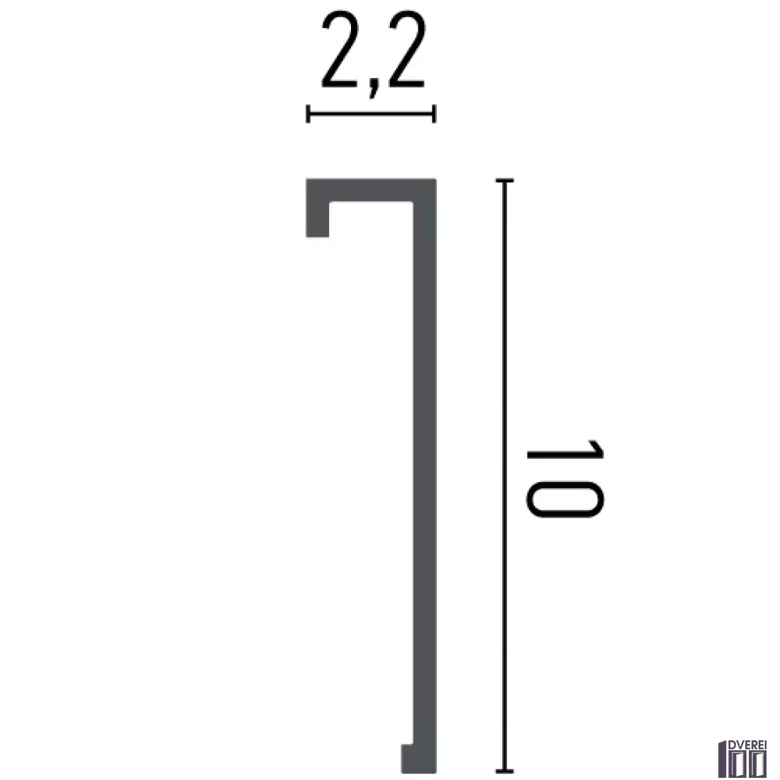 Плінтус дюрополімерний Grand Decor HCR 511 100*22*2000 мм_2
