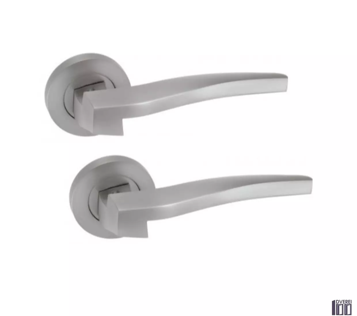 Ручка на розетці OROandORO ERGONOMIC 035-16E SCH - Матовий хром 55mm_2