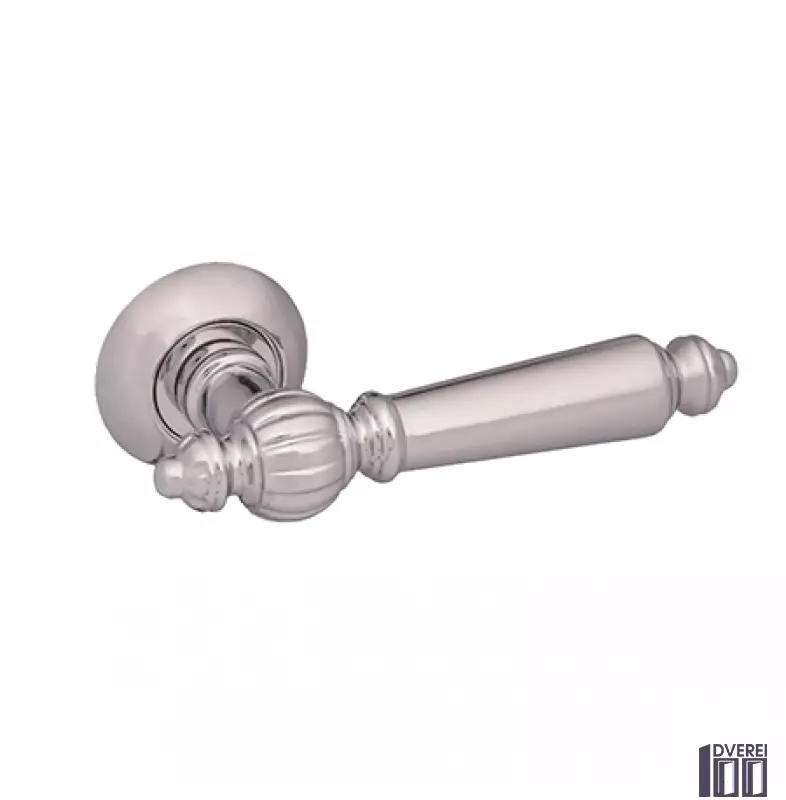 Ручка на розетці Gavroche RHODIUМ Rh  А5 колір CP/CP (хром/хром)