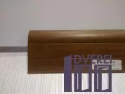 Плінтус кабельканал з гумкою ТИС 2,5м (горіх бразильський)
