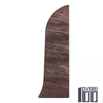 Заглушка для плінтуса з кабельканалом права (палісандр)