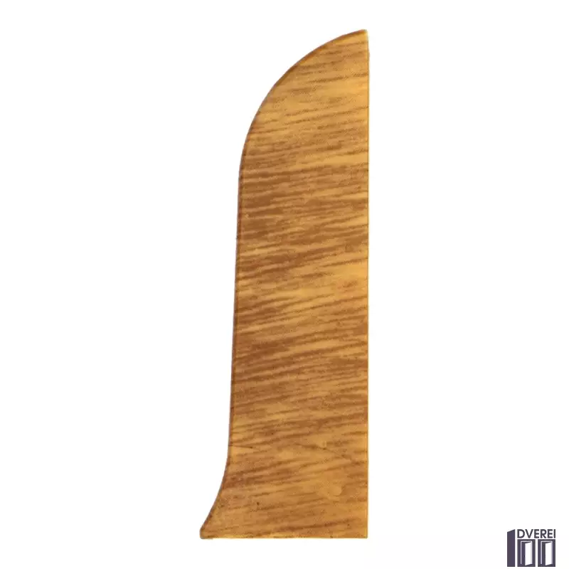 Заглушка для плінтуса з Кабе каналом права (дуб Шервуд)