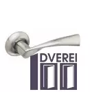 Ручка на розетці KEDR R07.023-AL колiр SN/CP ( сатiн/ хром)