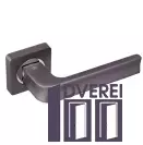 Ручка на розетці Gavroche CALIFORNIUM Cf А1 колір MBN/CP (графіт/хром)