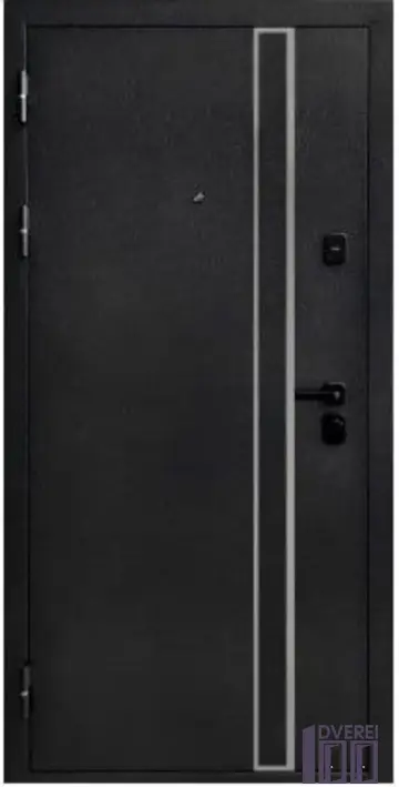 Двері вхідні метал/мдф БЦ- Бакота сірий антік /біле дерево