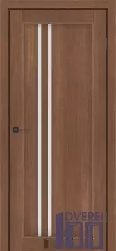 Двері міжкімнатні КДФ Прага (Вільха італійська) скло сатин