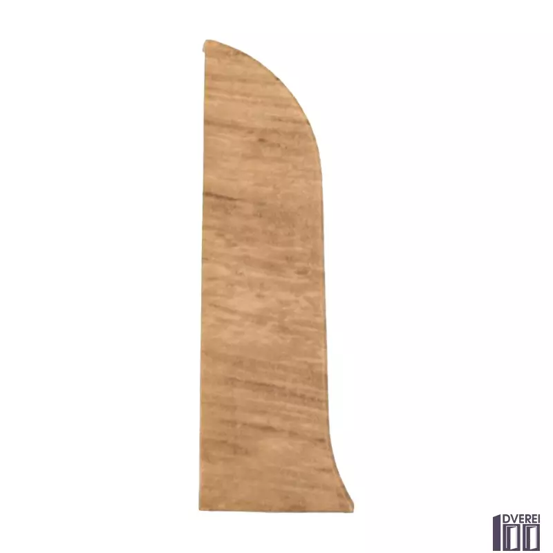 Заглушка для плінтуса з кабельканалом ліва (дуб замкової)