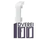 З'єднання для плінтуса ARBITON INDO (білий матовий)