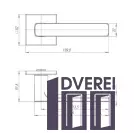 Ручка на розетці PUNTO Мод. VIVA SSG-39 матове золото_2