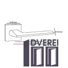 Ручка на розетці OROandORO UNICA 065-15E SCH - Матовий хром 51*51 mm_3