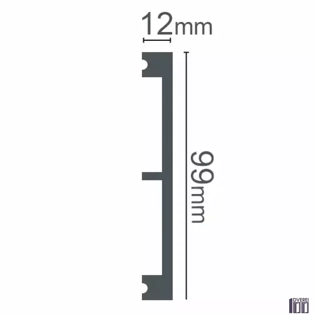 Плінтус дюрополімерний Grand Decor HCR 520 99*12*2000 мм_2